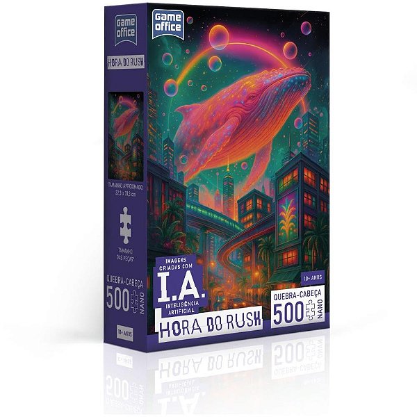 Quebra-cabeca cartonado hora do rush 500pcs nano - toyster (unidade)