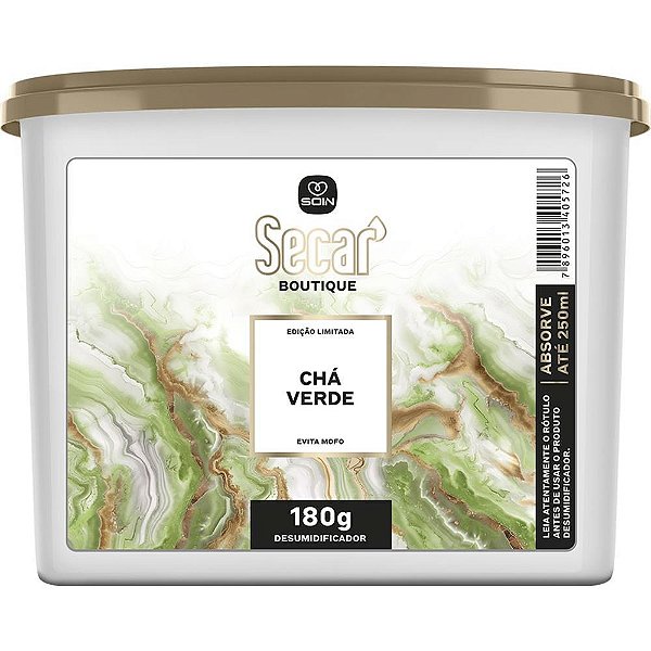 Desumidificador secar original cha branco 180g - soin (unidade)