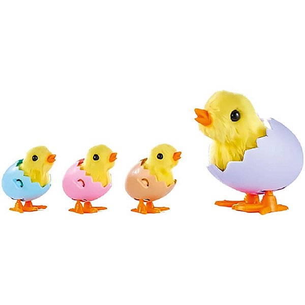Brinquedo diverso pintinho colorido no ovo (s) - toy mix (unidade)