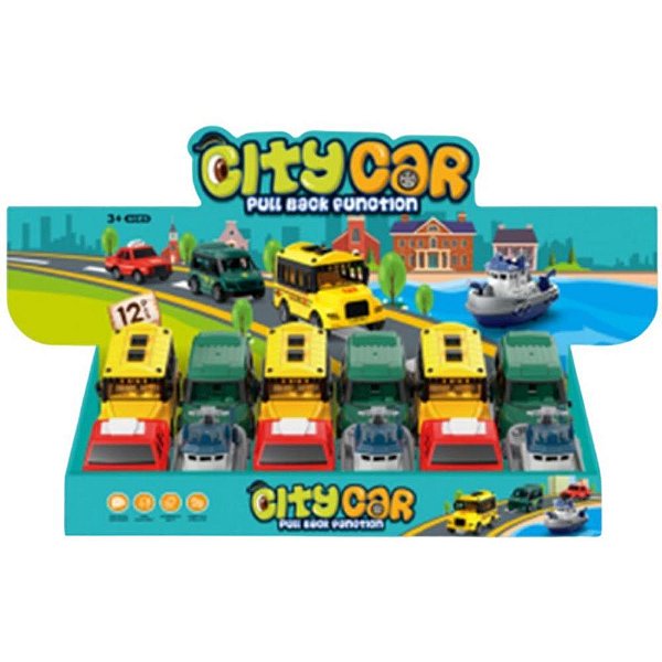 Carrinho city car c/12 - pp import (dp.c/12)