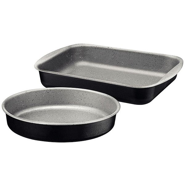 Utensilio domestico jogo assadeira 2pc alum.ant.pt - tramontina (unidade)