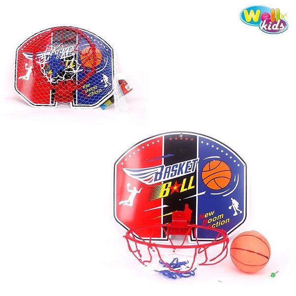 Tabela de basquete infantil com bola m - wellmix (unidade)