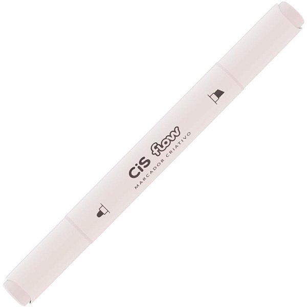 Marcador artistico cis flow branco - sertic (cx.c/06)