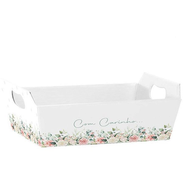 Cesta de papel alice p 21,5x8x15cm - xingo embalagens (pct.c/04)