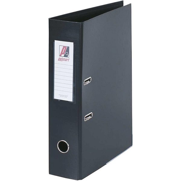 Pasta registradora oficio larga preta color - polycart (pct.c/04)
