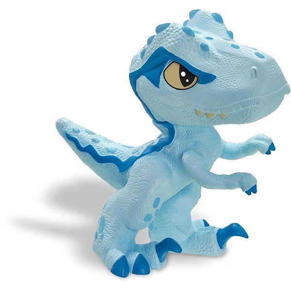 Boneco e personagem jurassic world blue 25cm - pupee brinquedos (unidade)