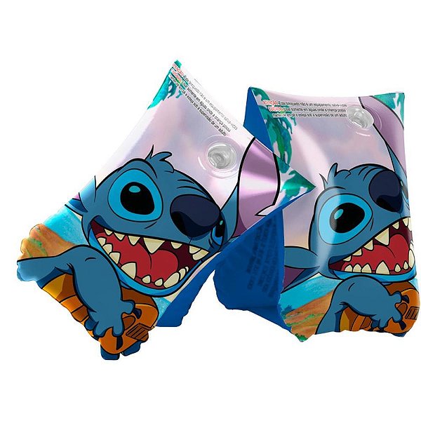 Boia de braco stitch 18x14cm até 18kg. - etitoys (unidade)