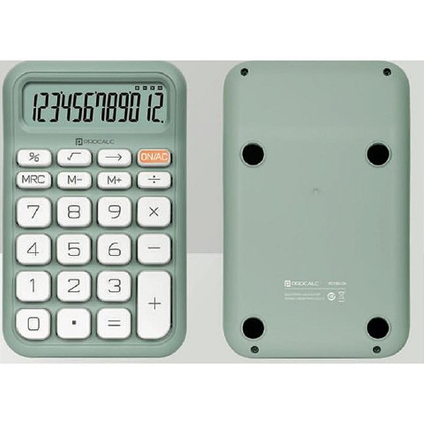 Calculadora de mesa 12 dig. vd solar/bateria pc130 - procalc (unidade)