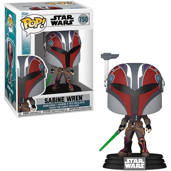 Boneco e personagem funko pop star w. sabine wren - candide (unidade)