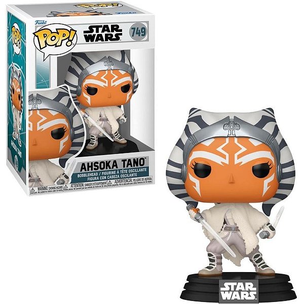 Boneco e personagem funko pop star w.ahsoka c/sabr - candide (unidade)