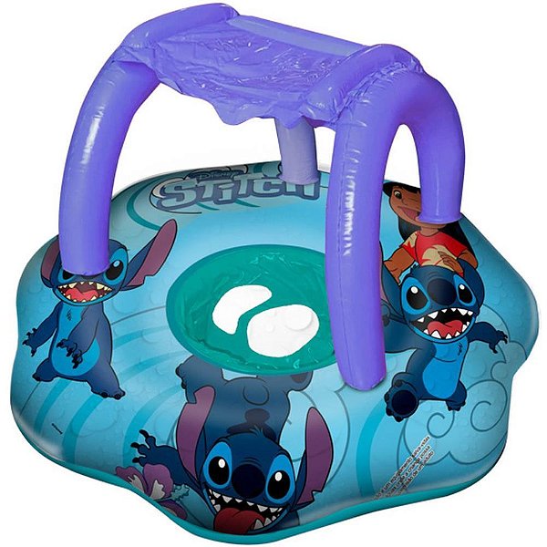Boia inflavel stitch fralda/guarda sol 56cm - etitoys (unidade)