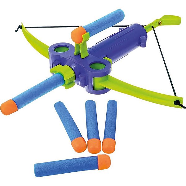 Lancador disparador besta 4 dardos - samba toys (unidade)