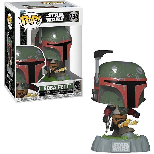 Boneco e personagem funko pop star wars boba fett - candide (unidade)