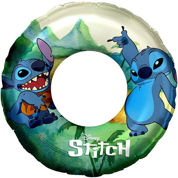 Boia inflavel stitch redonda 56cm ate 30kg - etitoys (unidade)