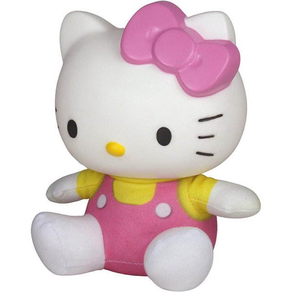 Boneco e personagem hello kitty 20cm c/luz e som - baby brink (unidade)