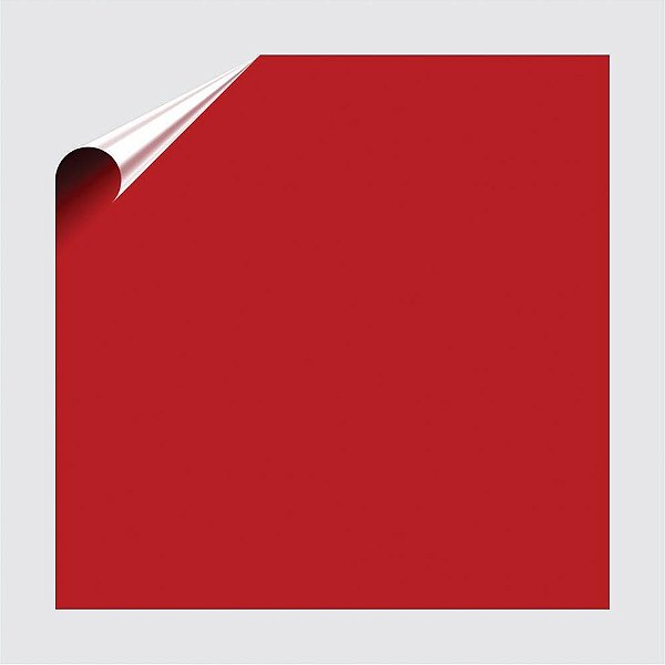 Toalha plastica 78x78cm perolizada vermelha - honey (pct.c/10)