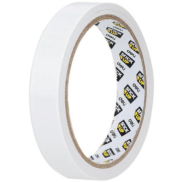 Fita dupla face double sided tape 18mmx9,114m - deli (unidade)