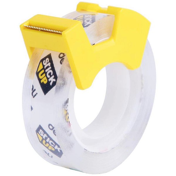Fita adesiva transp. c/cortador 12mmx18,3mm - deli (bl.c/02)