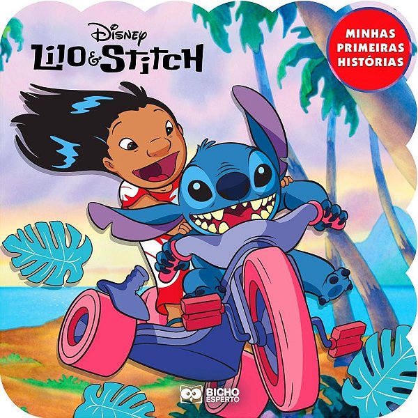 Livro infantil ilustrado stitch historias 16pgs 20x20cm - bicho esperto (pct.c/02)