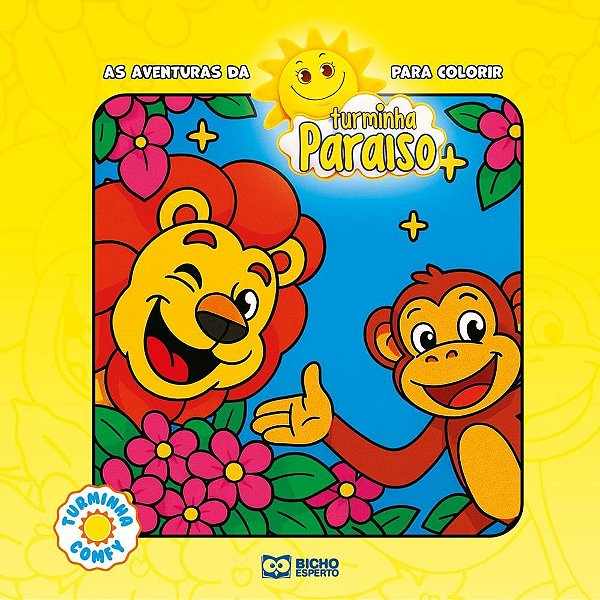 Livro de colorir turminha paraiso cd 40pgs esp - bicho esperto (unidade)