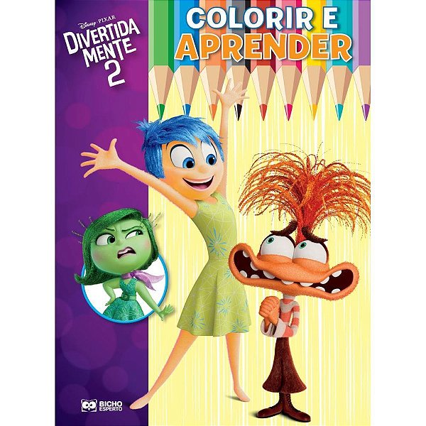 Livro infantil colorir divertidamente colorir e apren - bicho esperto (pct.c/03)