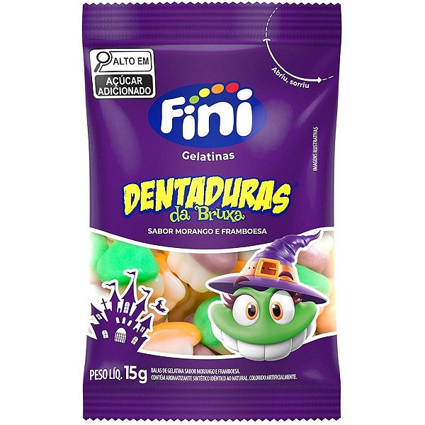 Doce dentaduras da bruxa 15g - fini (dp.c/12)