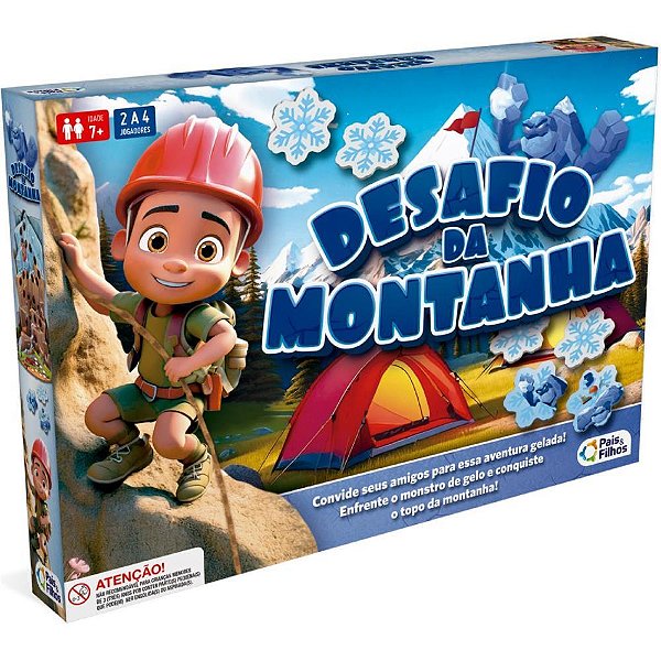 Jogo de tabuleiro desafio da montanha - pais e filhos (unidade)