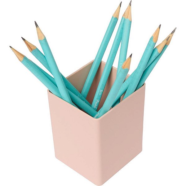 Acessorio para mesa organizador office rosa antigo - polibras (unidade)