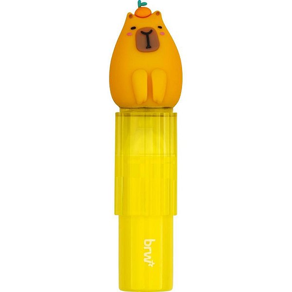 Caneta marca texto capivara divertido (s) - brw (dp.c/12)