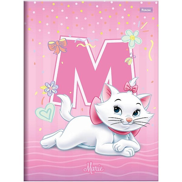 Caderno brochurao capa dura marie 80fls - foroni (pct.c/05)