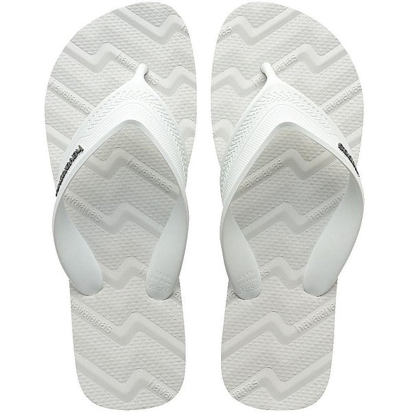 Chinelo havaianas masculino track waves 43/4 branco - havaianas (par)