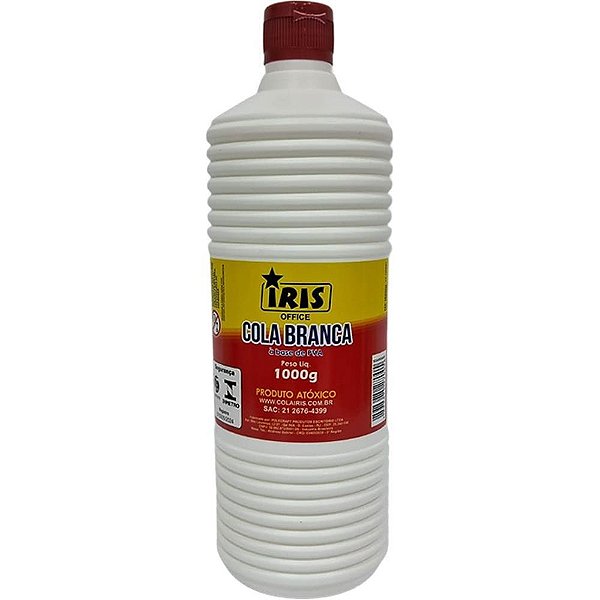 Cola escolar iris branca 1kg. - iris (cx.c/12)