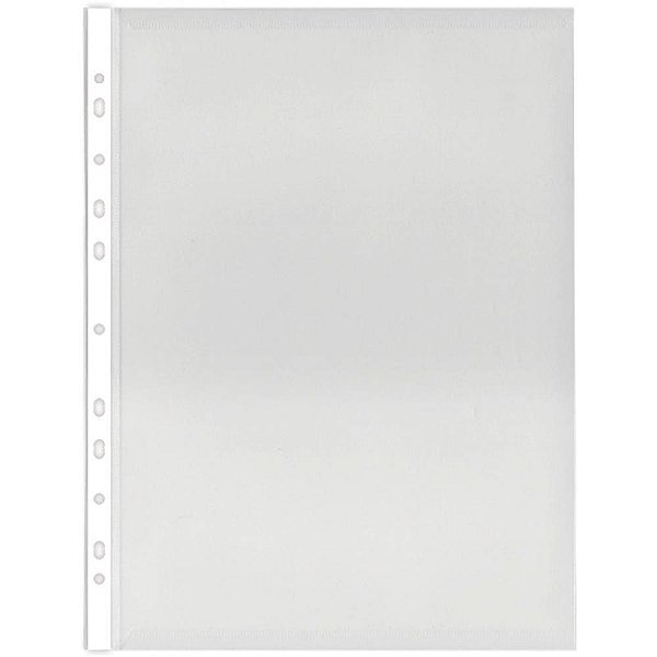 Envelope plastico a4 11furos medio 0,15mm - dac (pct.c/10)