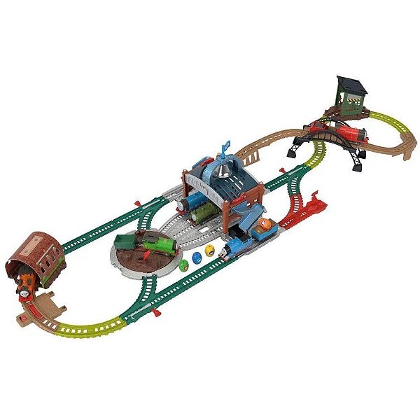 Thomas and friends pista motoriz.entregue barris - mattel (unidade)
