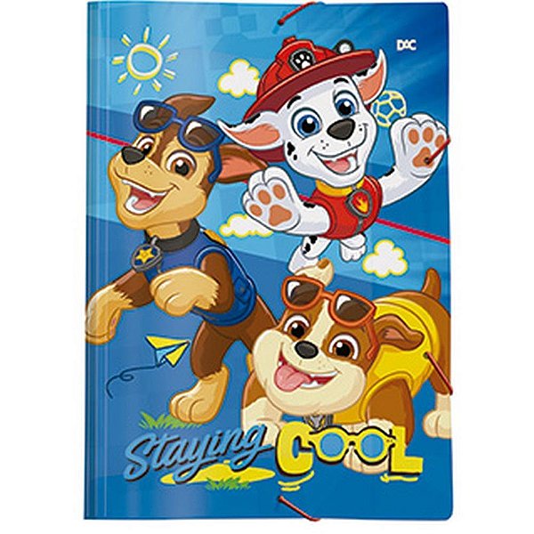 Pasta aba elastica plastica patrulha canina masc s/lombo - dac (pct.c/10)