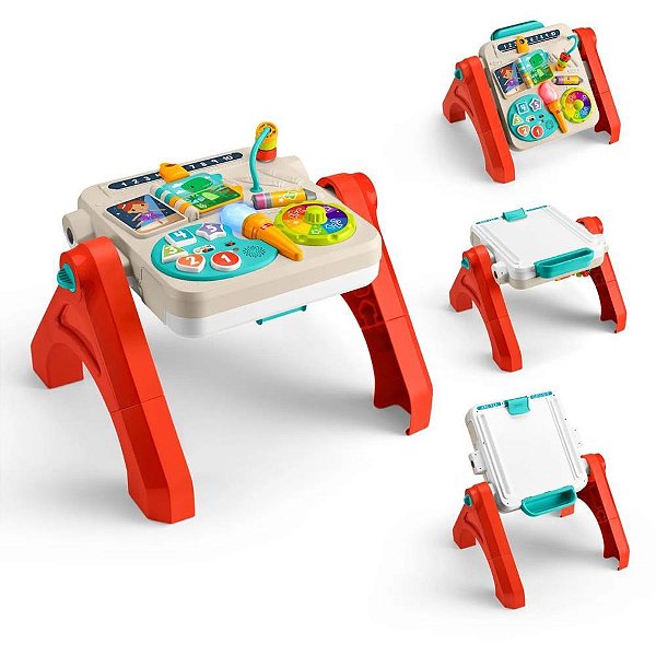 Fisher-price aprender brincar mesa de atividades 4em1 - mattel (unidade)