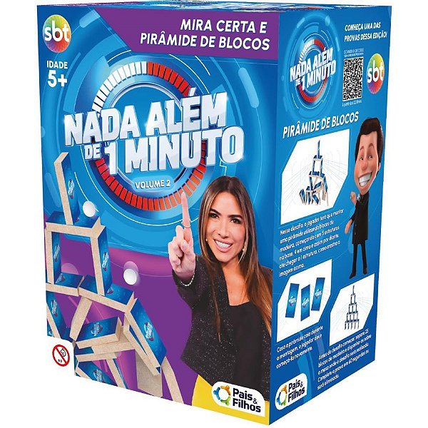 Jogo diverso nada alem de 1min. mira certa - pais e filhos (unidade)