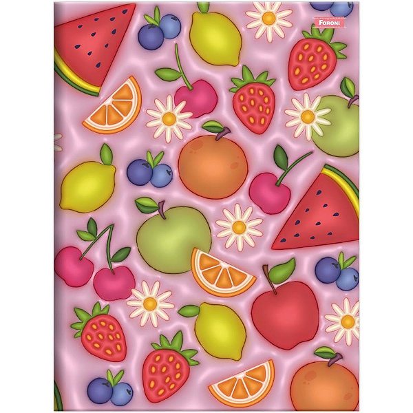 Caderno brochurao capa dura nicecream 80fls - foroni (pct.c/05)