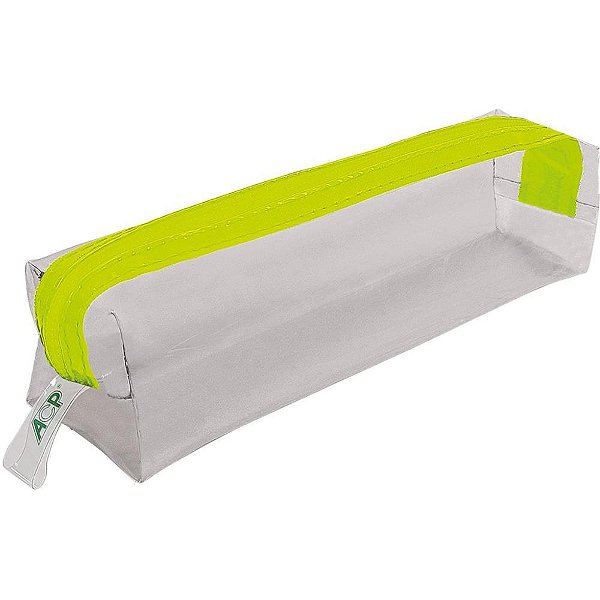 Estojo simples pvc amarelo p/40 lapis - acp (unidade)