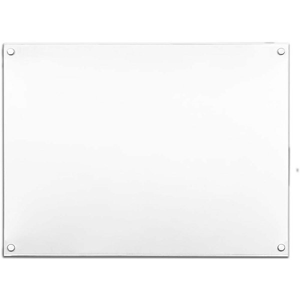 Quadro escolar branco de vidro 90x60cm - stalo (unidade)