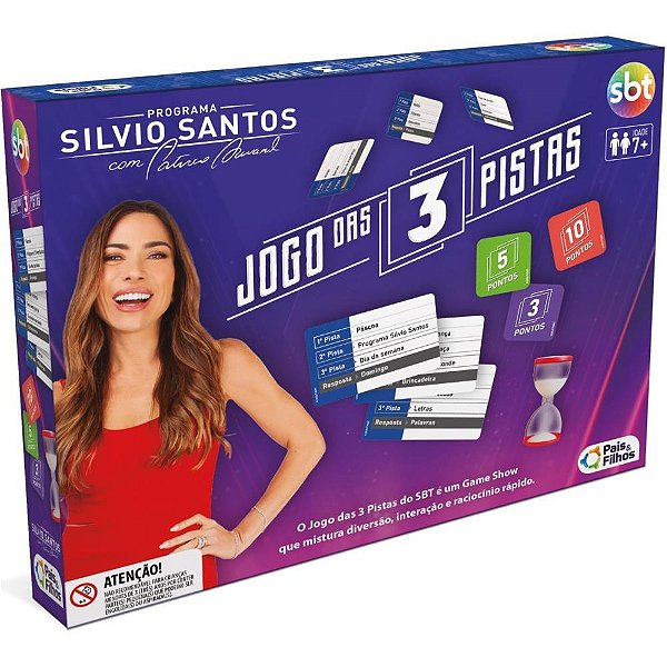 Jogo de cartas jogo das 3 pistas - pais e filhos (unidade)