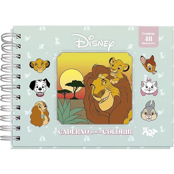 Livro de colorir disney classics 48f c/adesivos - dac (unidade)