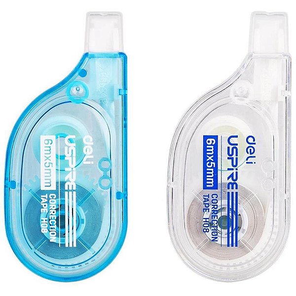 Corretivo em fita uspire 5mmx6m - deli (blister)