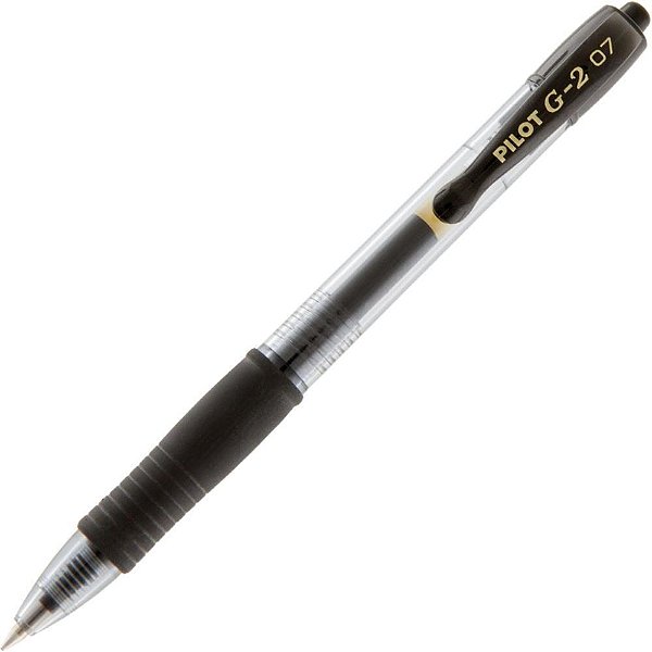 Caneta gel bl-g2-7 g-2 0,7mm preta - pilot (cx.c/12)
