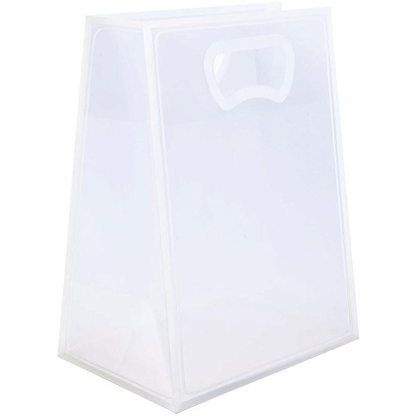 Sacola para presente lisa pp alca plana fosca 30x23x15cm - cromus (pct.c/10)