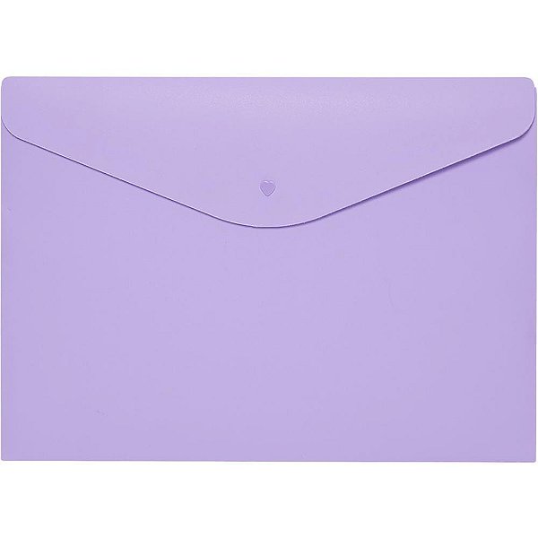 Pasta envelope a4 lilas pastel - polibras (pct.c/05)