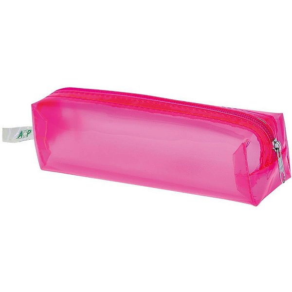 Estojo simples pvc pink lights p/40 lapis - acp (unidade)