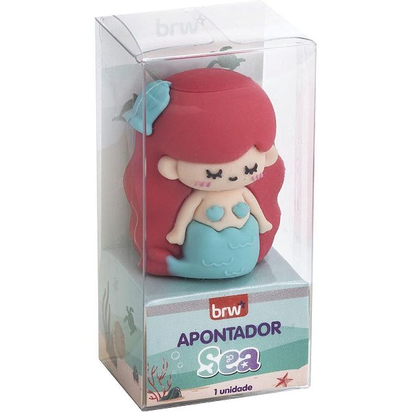 Apontador sem deposito sea plastico (sortido) - brw (dp.c/12)