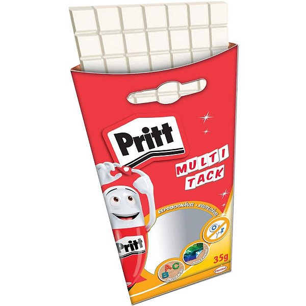 Cola de alta resistencia pritt multitack 35g p/ fixacao - henkel (blister)