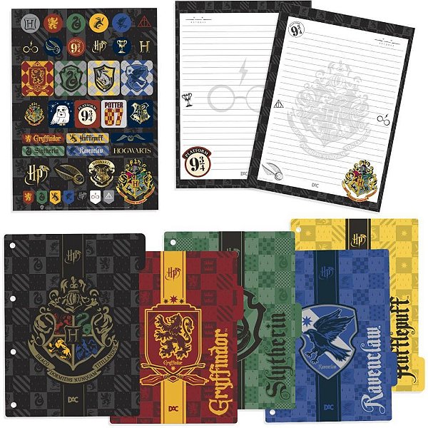 Divisoria fichario plastica harry potter univ.48f+div+ades - dac (unidade)